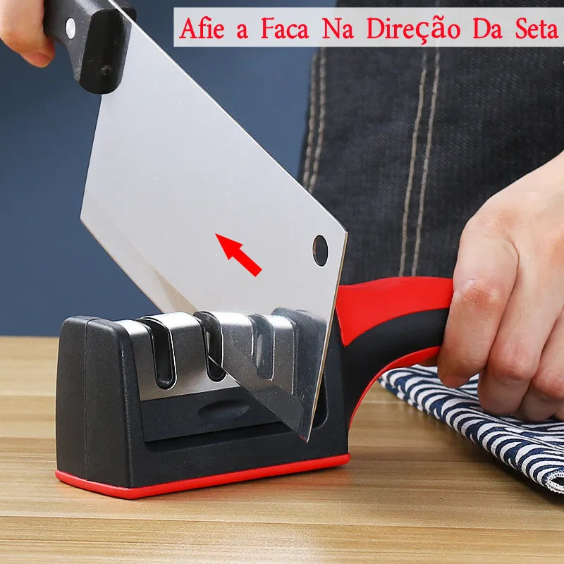 Afiador de Facas Inox Profissional